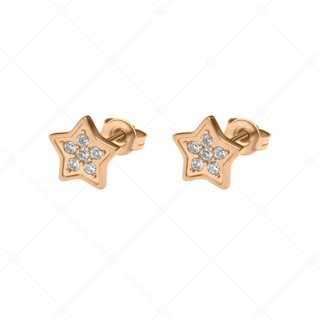 BALCANO - Asteri / Boucles d'oreilles en pierre précieuse en forme d'étoile (141208BC96)