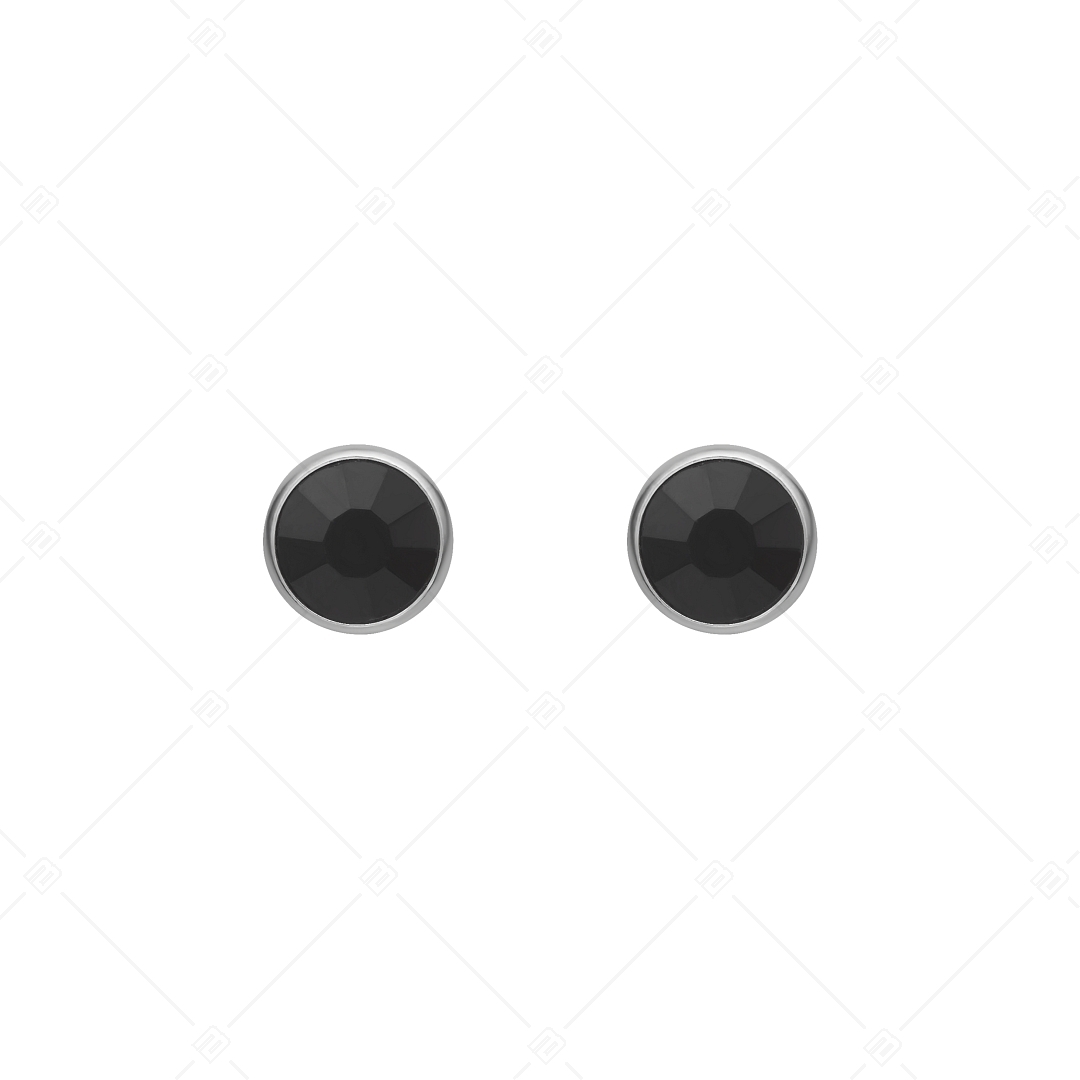 BALCANO - Punto / Ball closure sparkle dot earrings with crystal (141210BC11)
