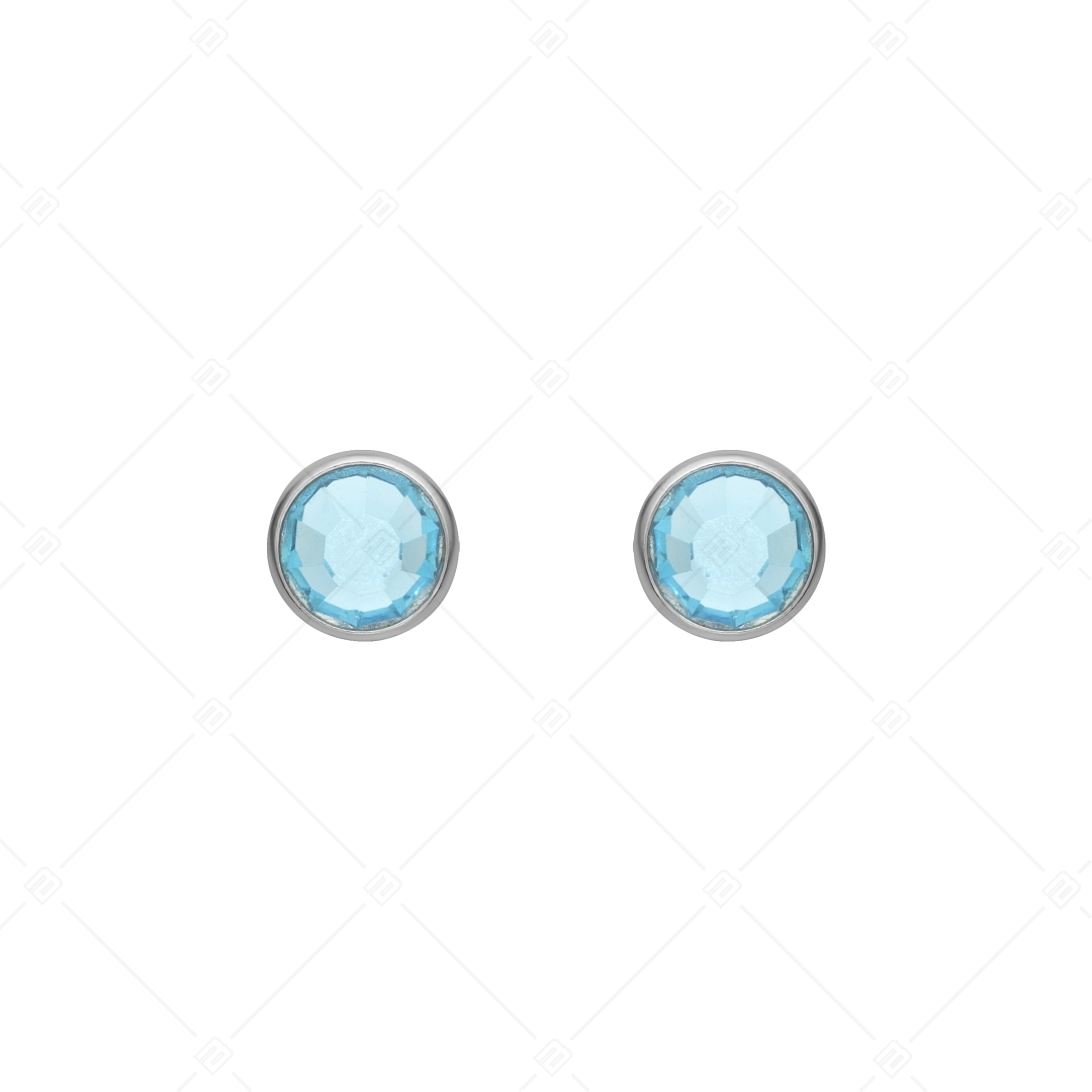 BALCANO - Punto / Ball closure sparkle dot earrings with crystal (141210BC48)