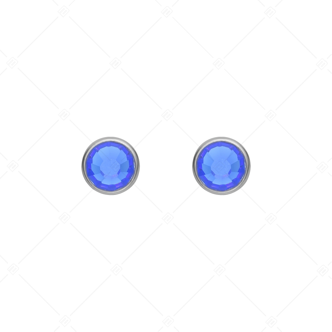 BALCANO - Punto / Kugelförmige glänzende Punkte Ohrringe mit Kristallen (141210BC49)