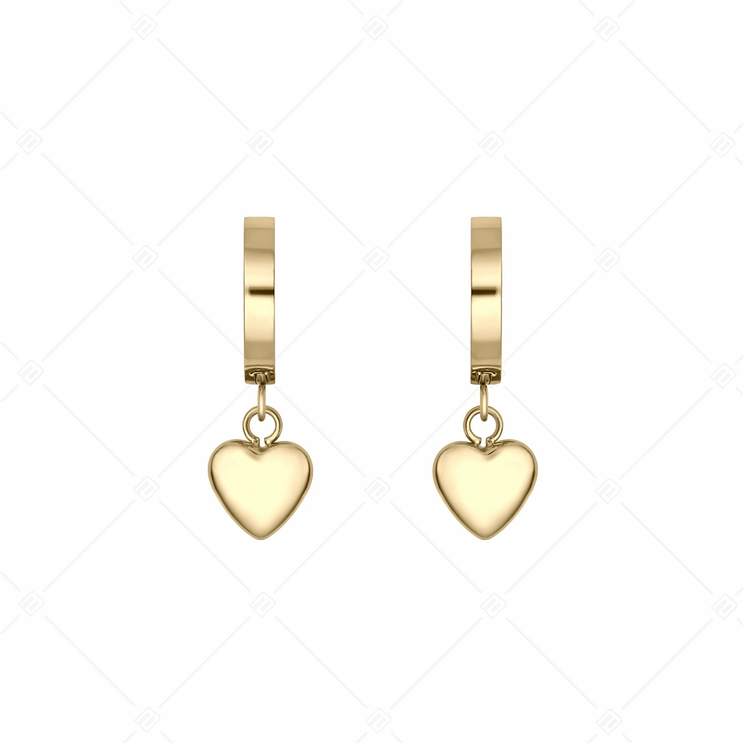 BALCANO - Valentina / Hoop earrings with heart (141215BC88)