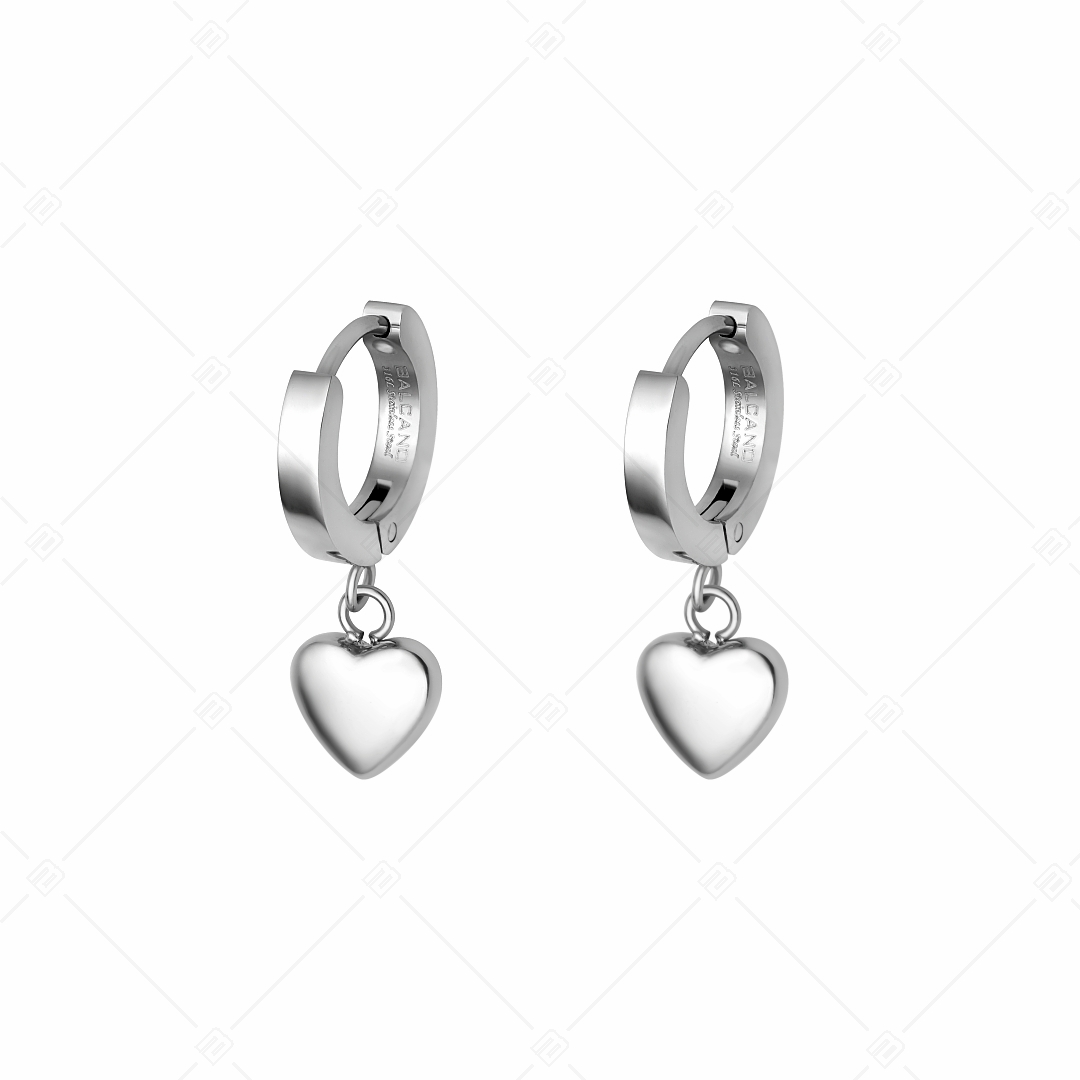 BALCANO - Valentina / Hoop Earrings With Heart (141215BC97)