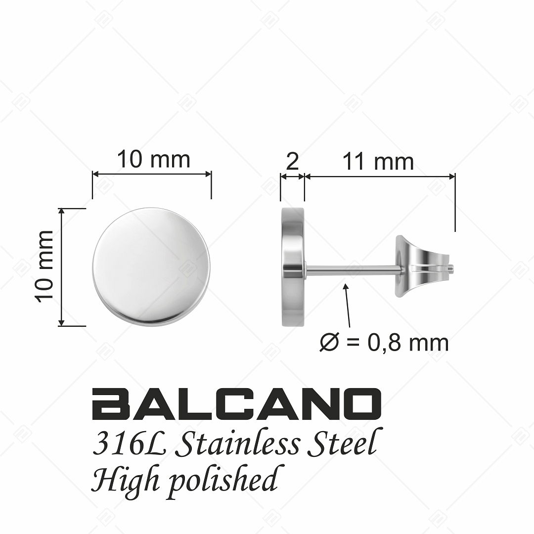 BALCANO - Bottone / Boucles d'oreilles rondes (141218EG97)