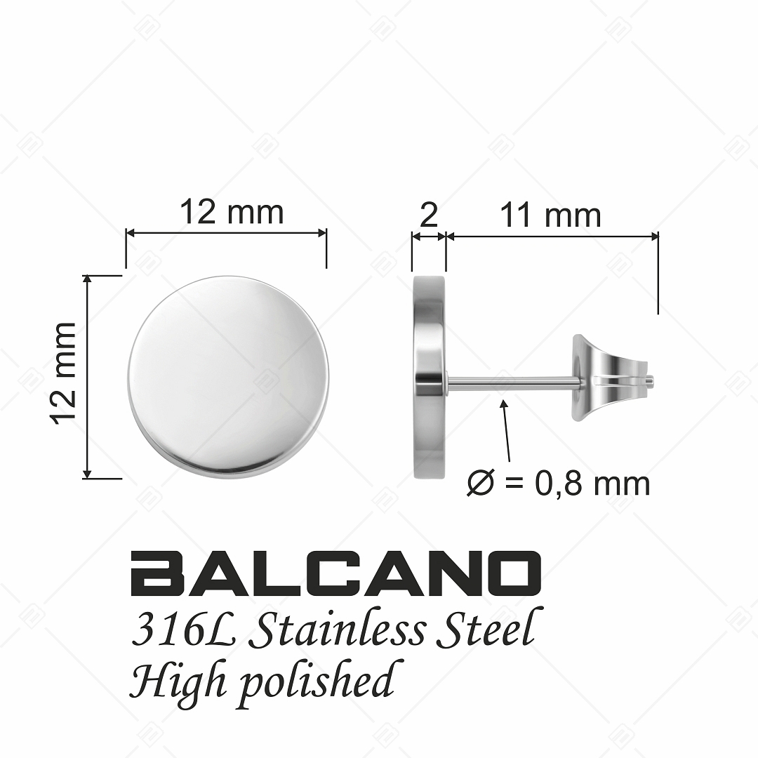 BALCANO - Bottone / Boucles d'oreilles rondes (141218EG97)
