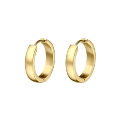 BALCANO - Lisa / Stainless Steel Hoop Earrings 18K Gold Plated