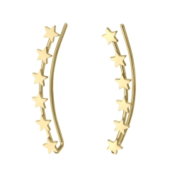 BALCANO - Lucente / Earring climber with 18 K gold plated