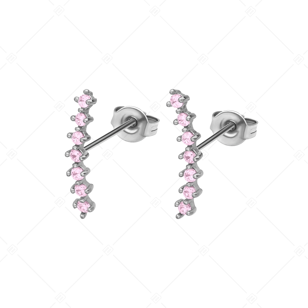 BALCANO - Haley / Boucles d'oreilles type perceuse avec pierres précieuses en zirconium (141231BC28)