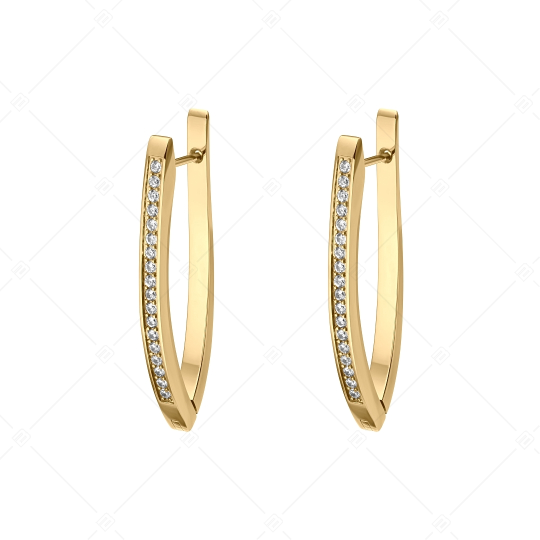 BALCANO - Melanie / Dangling Earrings With Cubic Zirconia Gemstone, 18K Gold Plated (141233BC88)