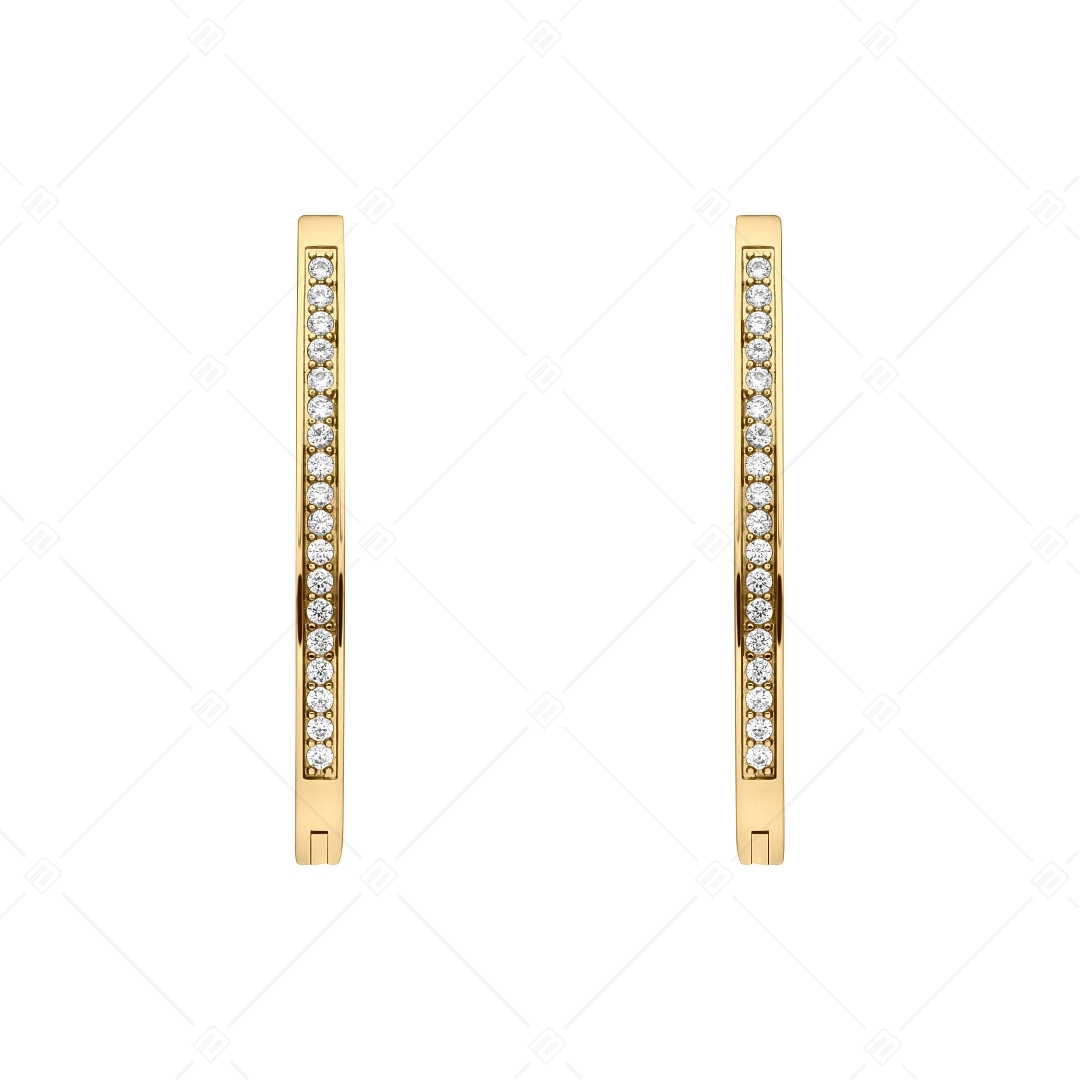 BALCANO - Melanie / Dangling Earrings With Cubic Zirconia Gemstone, 18K Gold Plated (141233BC88)