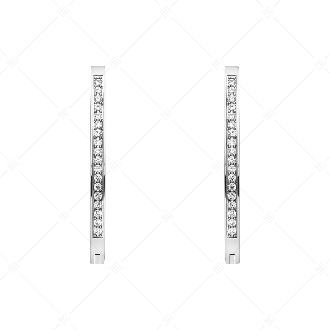 BALCANO - Melanie / Boucles d'oreilles pendantes avec pierre précieuse zirconium, avec hautement polie (141233BC97)