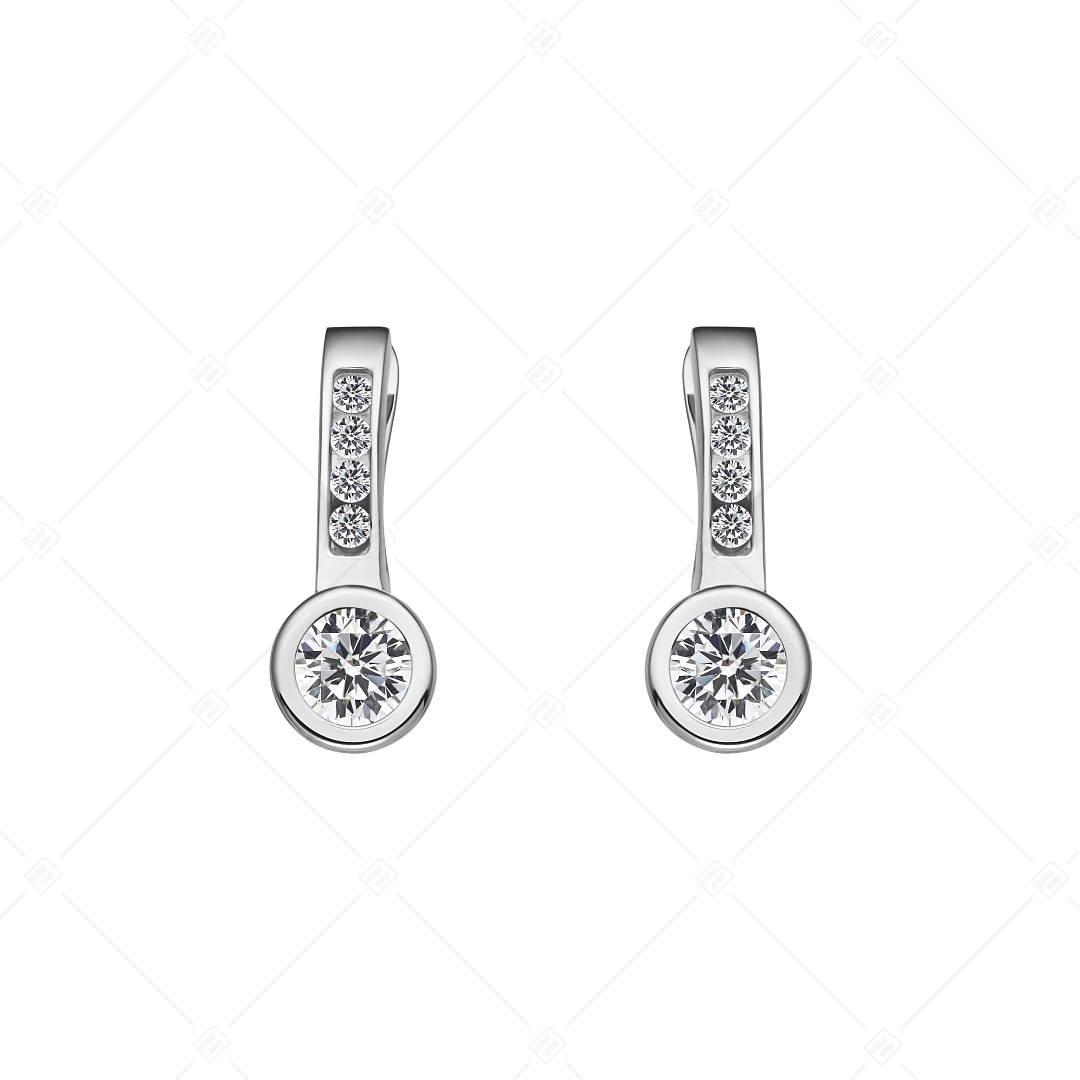 BALCANO - Lorena / Earrings With Cubic Zirconia Gemstones, High Polished (141234BC00)
