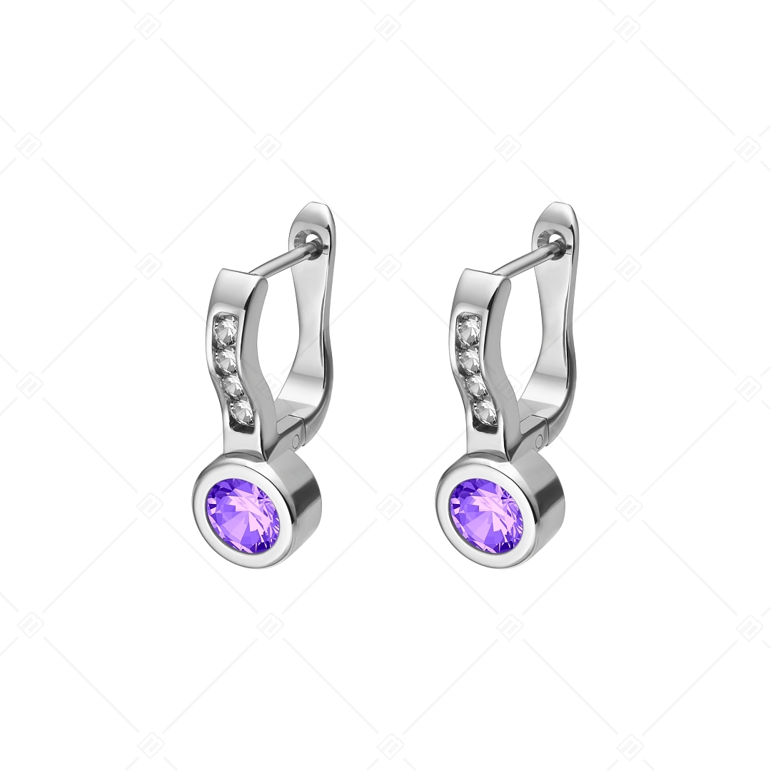 BALCANO - Lorena / Earrings With Cubic Zirconia Gemstones, High Polished (141234BC77)
