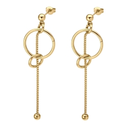 BALCANO - Clea / Dangling earrings with 18K gold plated