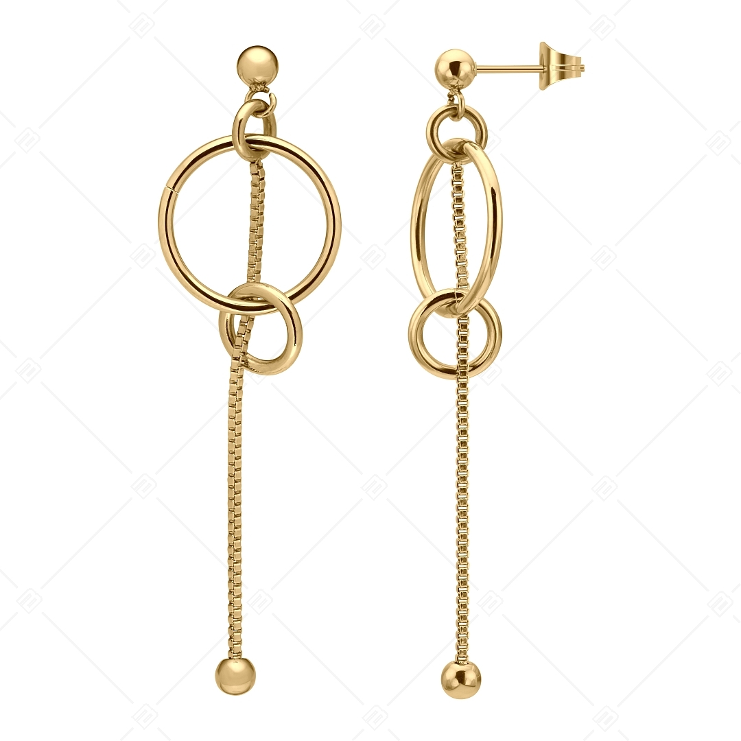 BALCANO - Clea / Boucles d'oreilles pendantes, plaqué or 18K (141236BC88)