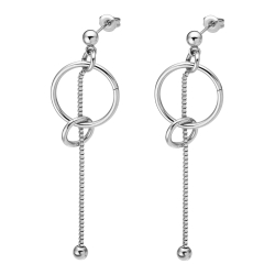 BALCANO - Clea / Dangling earrings with high polished