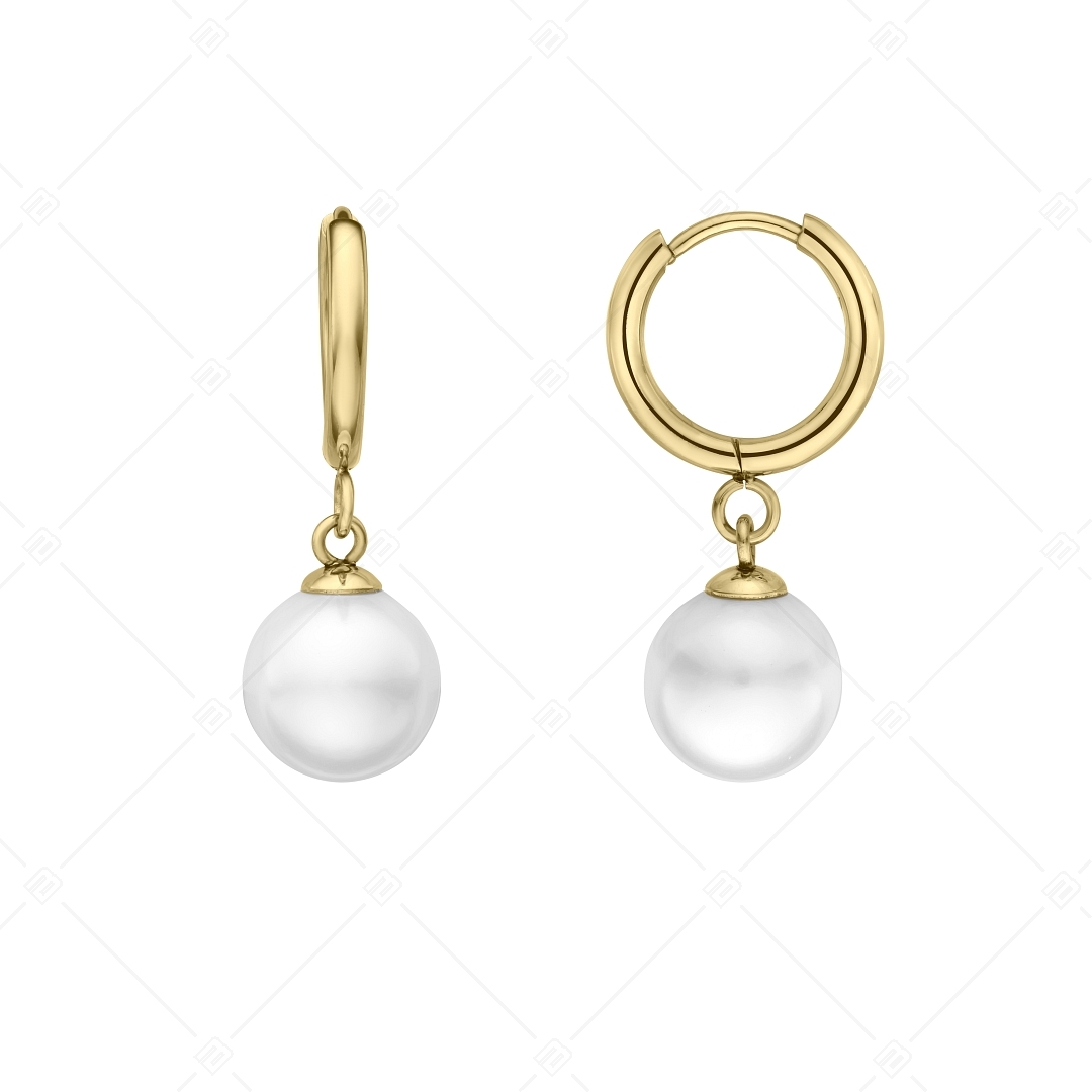 BALCANO - Ariel / Pearl Earrings 18K Gold Plated (141241BC88)