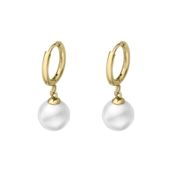 BALCANO - Ariel / Pearl Earrings 18K Gold Plated