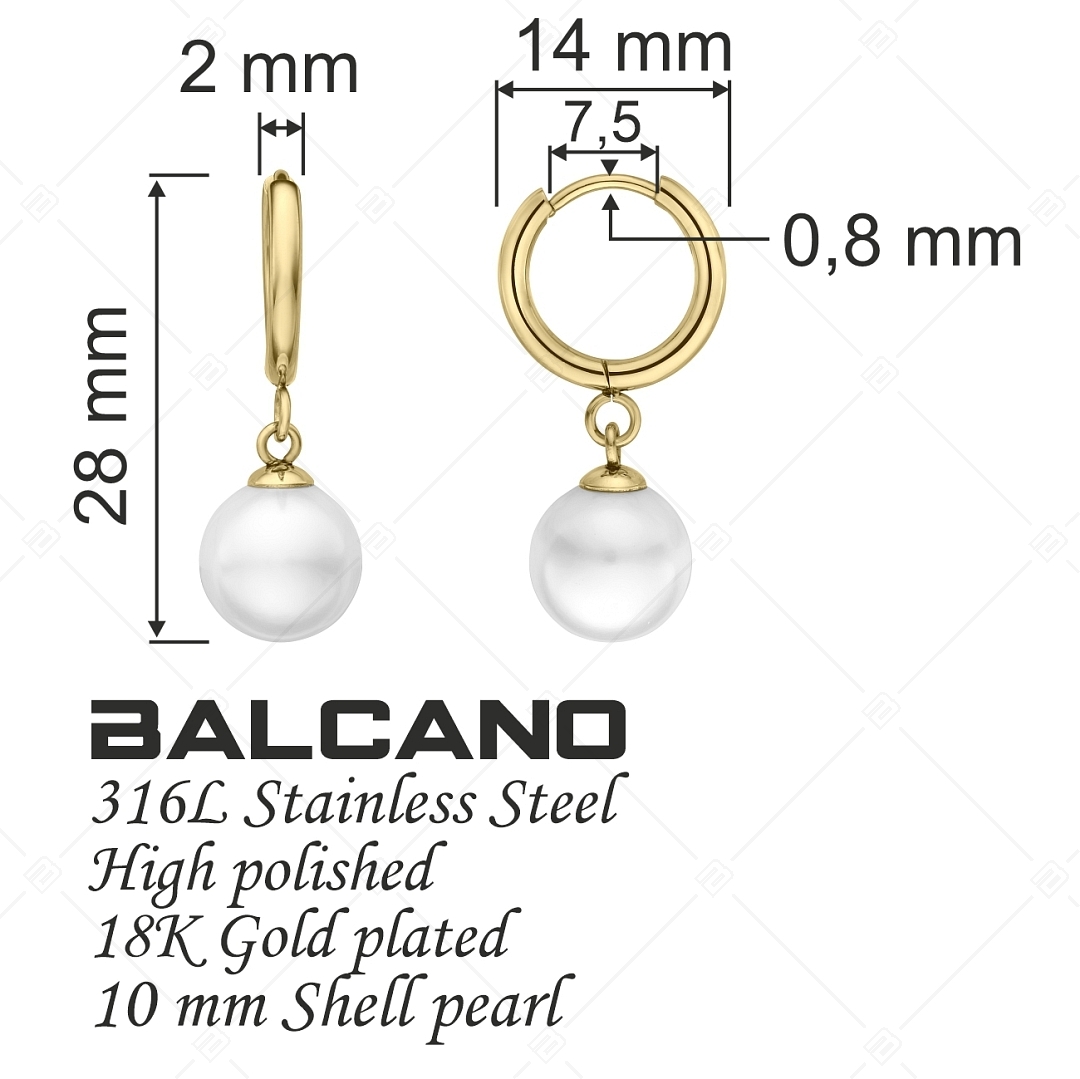 BALCANO - Ariel / Perlen Ohrhänger ,18K vergoldet (141241BC88)