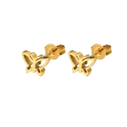 BALCANO - Vanessa / Butterfly earrings, 18K gold plated