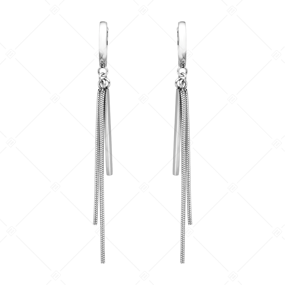 BALCANO - Avery / Boucles d'oreilles pendantes en acier inoxydable, avec une finition polie (141249BC97)