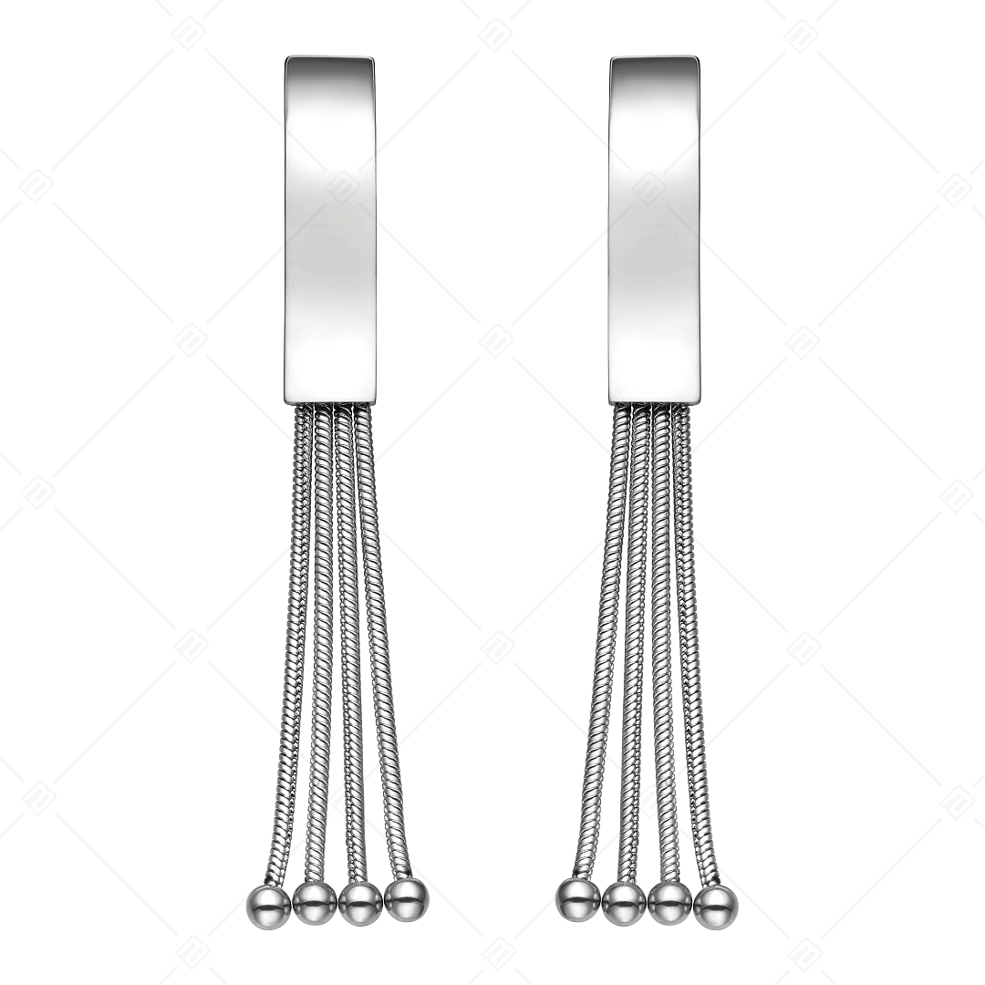 BALCANO - Annie / Dangling Stainless Steel Earrings, High Polished (141251BC97)