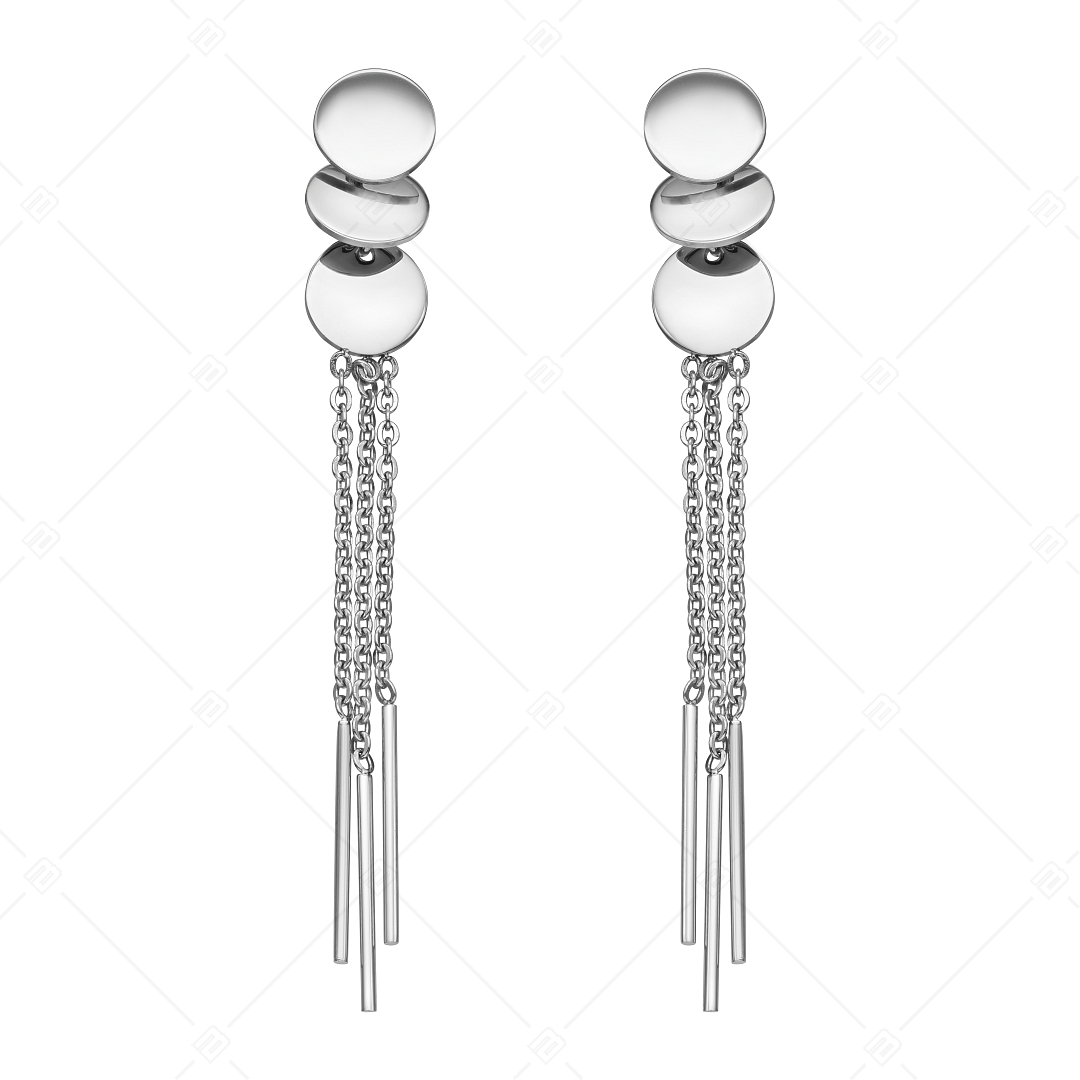BALCANO - Josephine / Dangling Stainless Steel Earrings, High Polished (141252BC97)