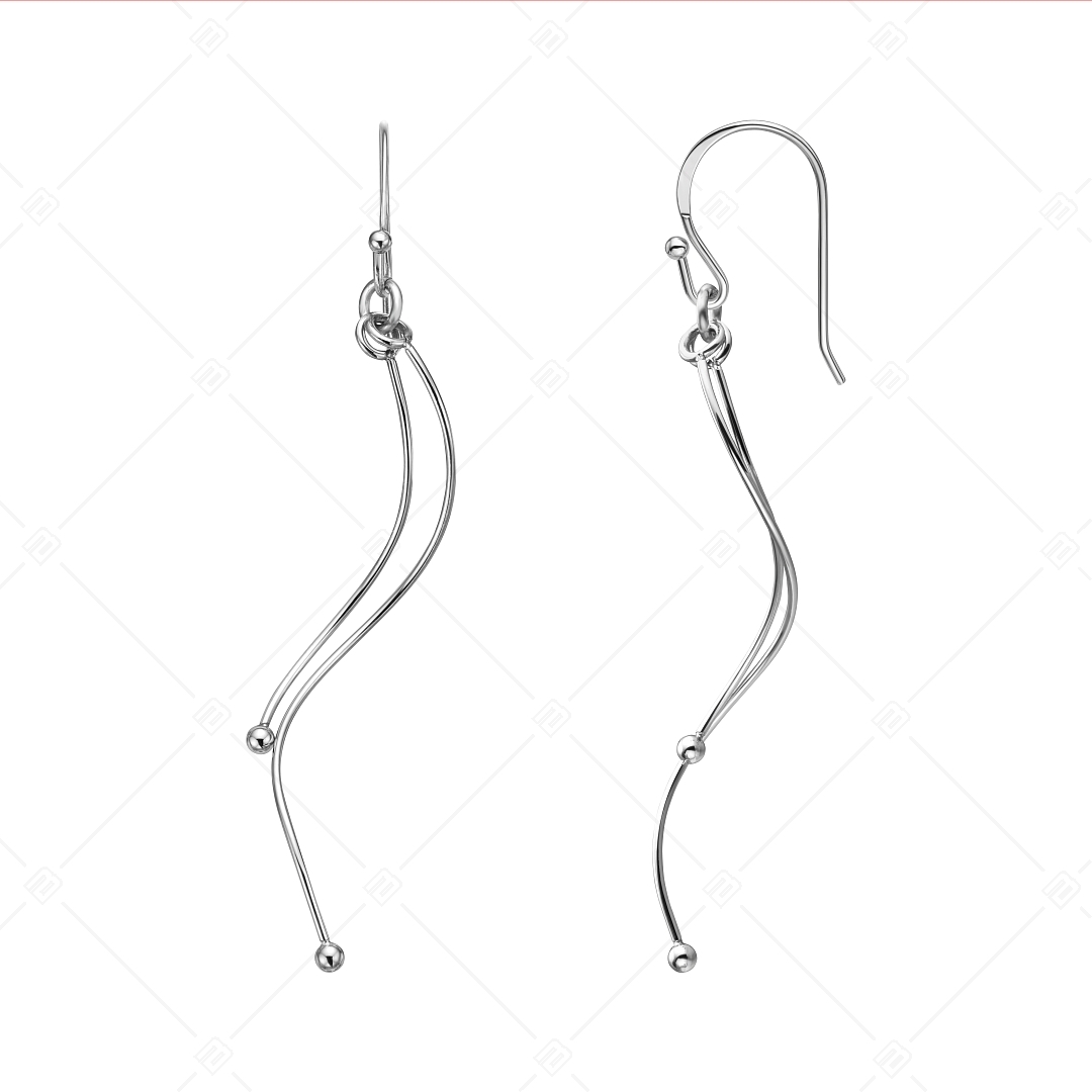 BALCANO - Charlotte / Dangling Stainless Steel Earrings, High Polished (141253BC97)