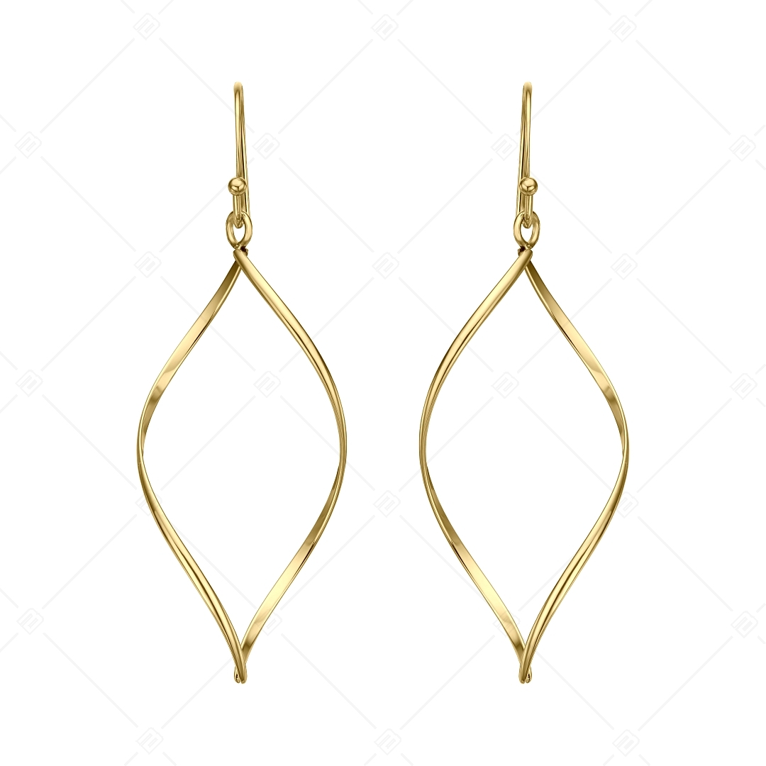 BALCANO - Claire / Boucles d'oreilles pendantes en acier inoxydable, plaqué or 18K (141256BC88)