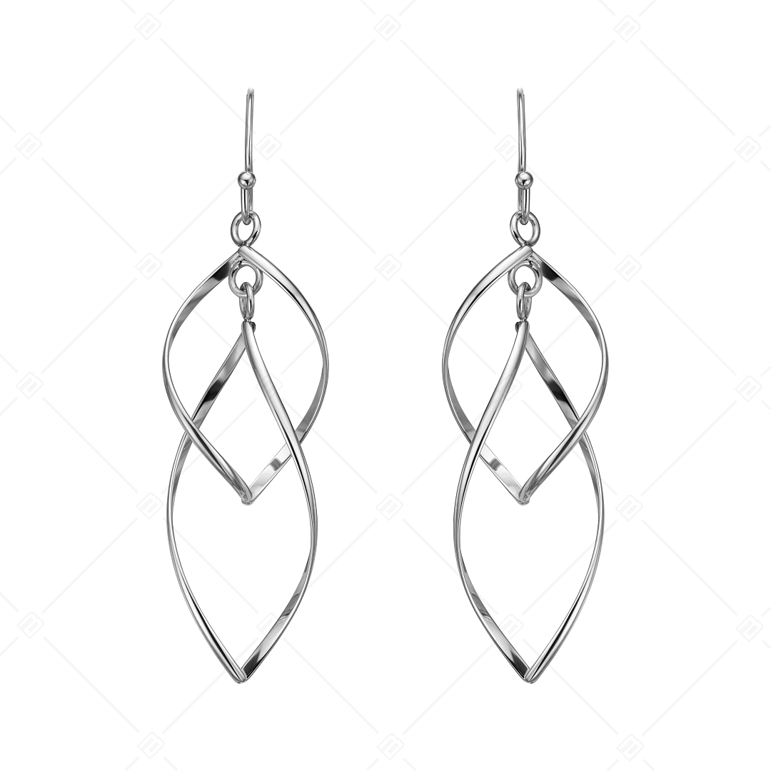 BALCANO - Vivienne / Dangling Stainless Steel Earrings, High Polished (141260BC97)