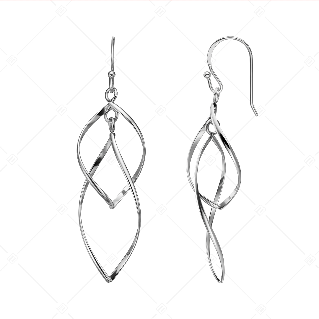 BALCANO - Vivienne / Dangling Stainless Steel Earrings, High Polished (141260BC97)