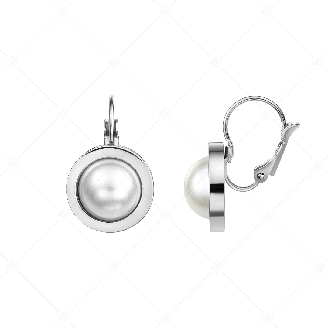 BALCANO - Jacqueline / Stainless Steel Earrings With Shell Pearls High Polished (141263BC97)