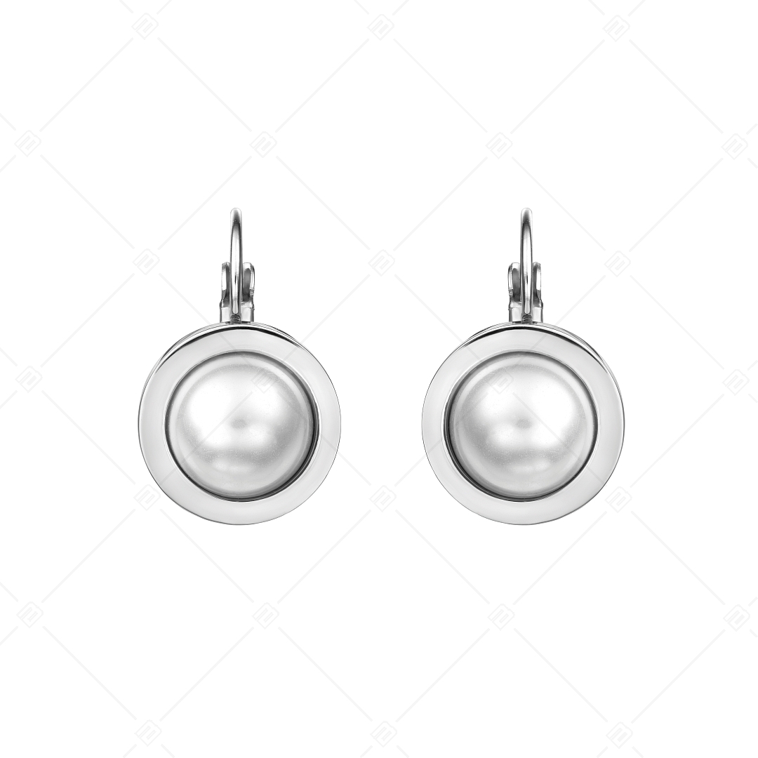 BALCANO - Jacqueline / Stainless Steel Earrings With Shell Pearls High Polished (141263BC97)