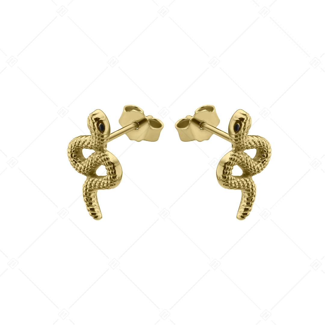 BALCANO - Serpent / Boucles d'oreilles forme serpent, plaqué or 18K (141273BC88)