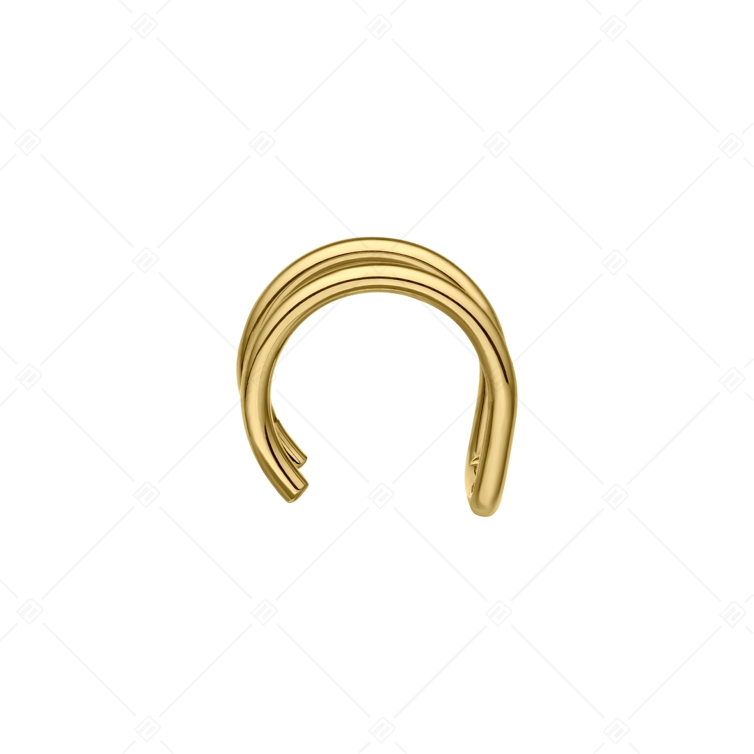 BALCANO - Rua / Stainless Steel Double Ear Cuff, 18K Gold Plated (141281BC88)