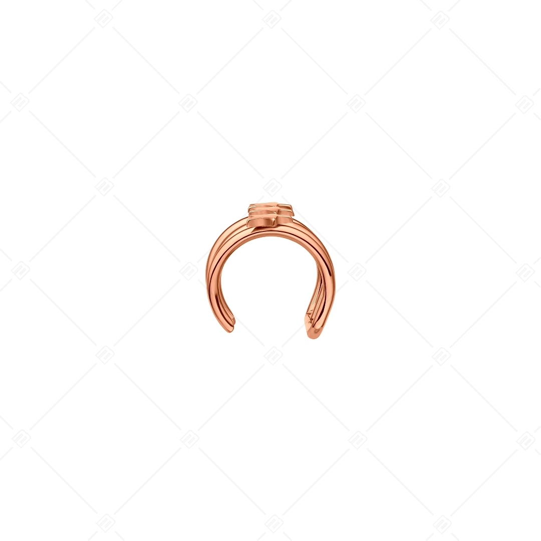 BALCANO - Toru / Stainless Steel Triple Ear Cuff With Stars, 18K Rose Gold Plated (141286BC96)