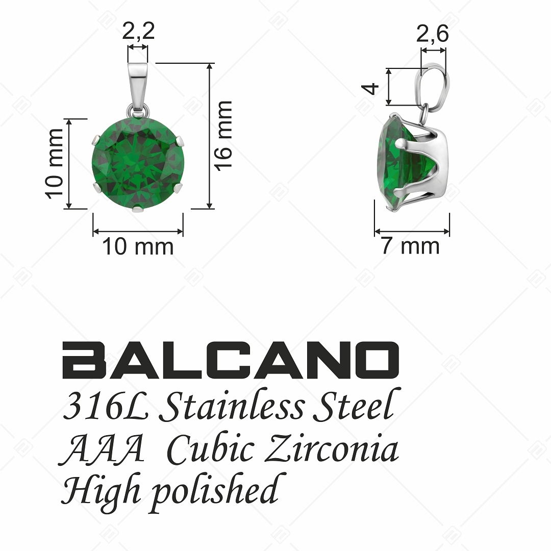 BALCANO - Frizzante / Pendentif en pierre précieuse ronde (212083ST39)