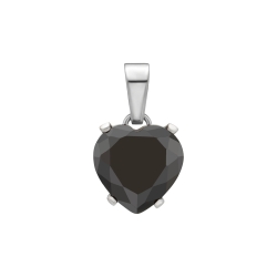 BALCANO - Frizzante / Pendentif en forme de cœur en pierre de zirconium