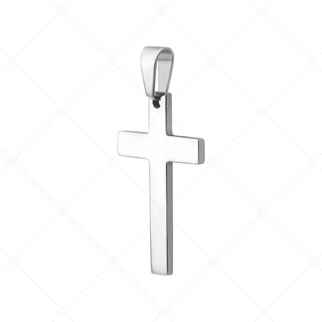 BALCANO - Cross / Gravierbarer Kreuz Anhänger mit Spiegelglanzpolierung (242202BL97)