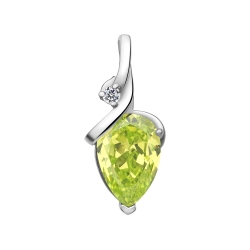 BALCANO - Pera / Stainless steel pendant with zirconia gemstones