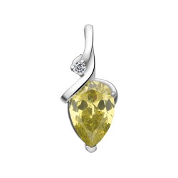 BALCANO - Pera / Stainless steel pendant with zirconia gemstones