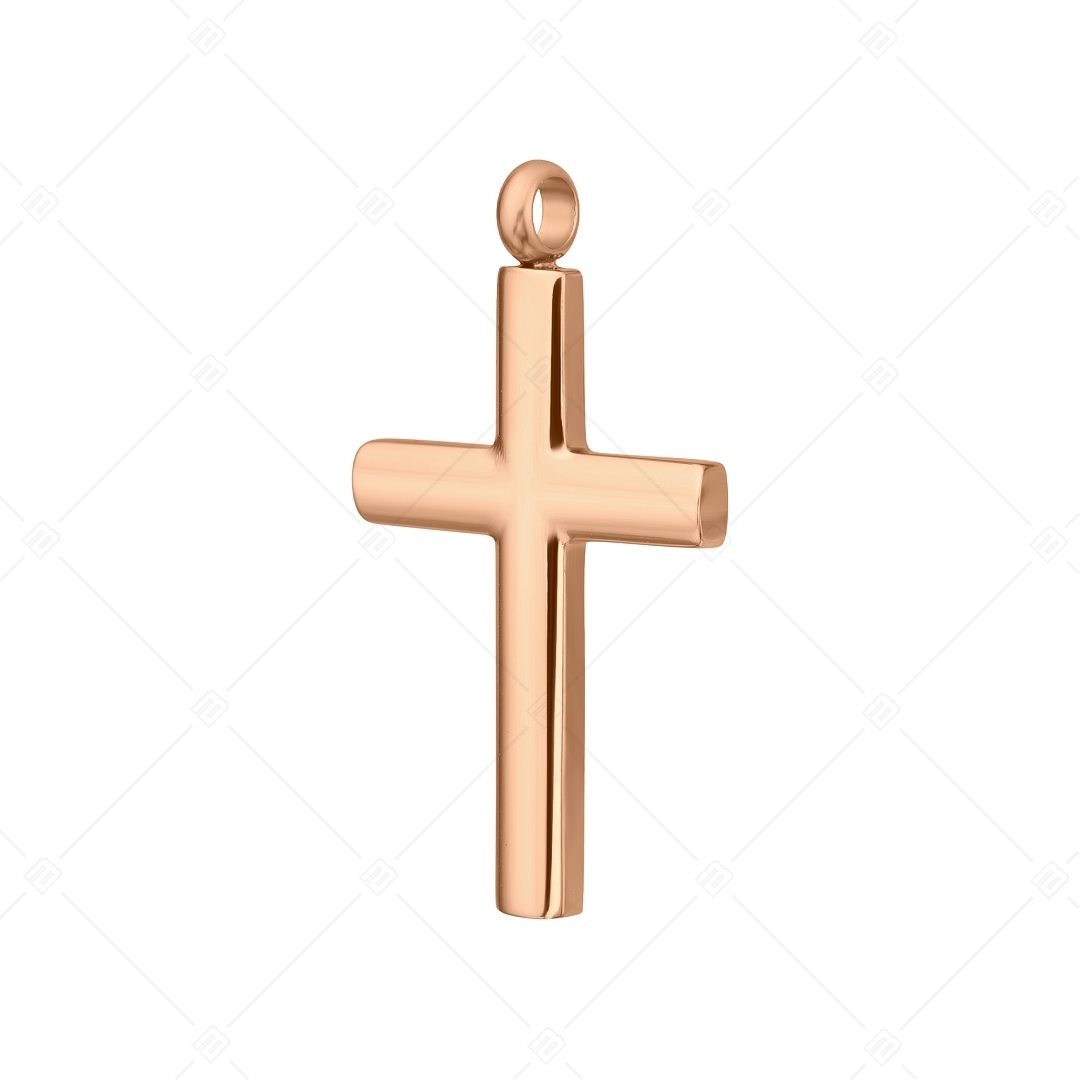 BALCANO - Croce / Pendentif en forme de croix, plaqué or rose 18K (242209BC96)