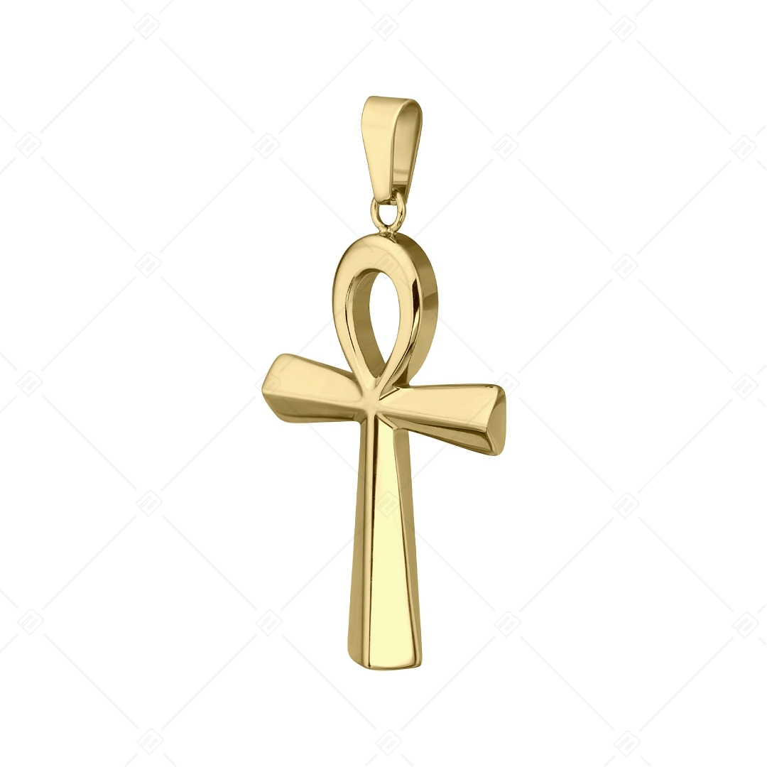 BALCANO - Isiris / Ankh Cross (Egyptian Cross) Pendant, 18K Gold Plated (242211BC88)