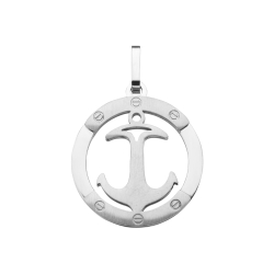 BALCANO - Anchor / Anchor Shaped Stainless Steel Pendant, High Polished