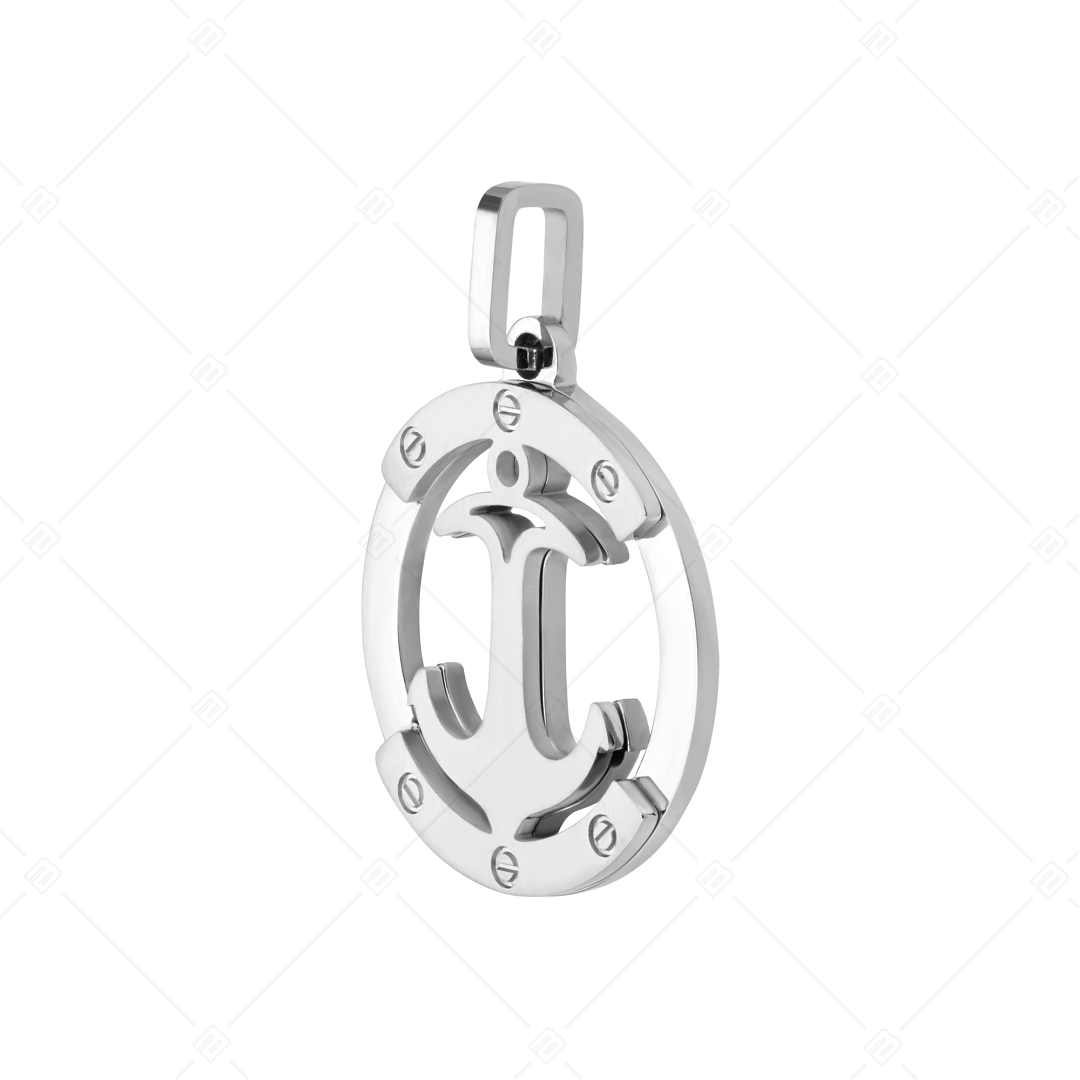 BALCANO - Anchor / Anchor Shaped Stainless Steel Pendant, High Polished (242218BC97)