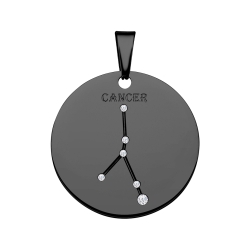 BALCANO - Zodiac / Constellation pendant with zirconia gemstones - Cancer