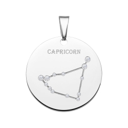 BALCANO - Zodiac / Constellation pendant with zirconia gemstones - Capricorn