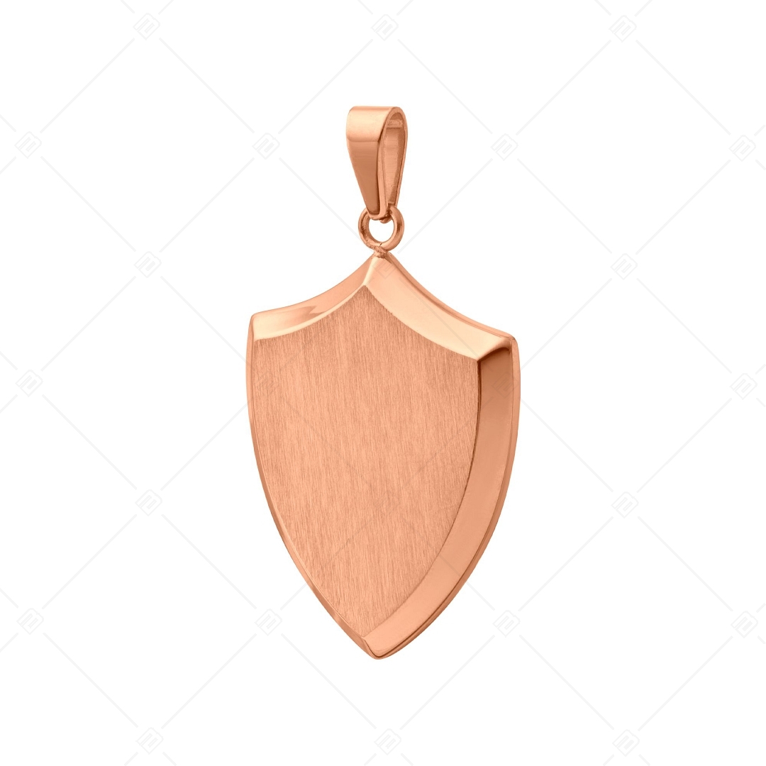 BALCANO - Shield / Stainless Steel Pendant, 18K Rose Gold Plated (242236BC96)