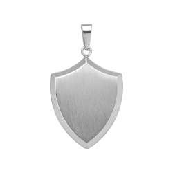 BALCANO - Shield / Stainless Steel Pendant, High Polished