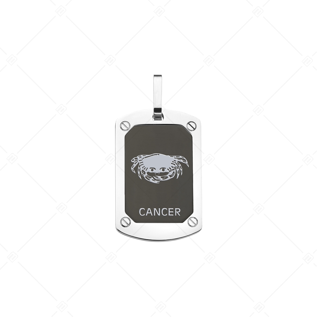 BALCANO - Cancer / Horoskop Anhänger mit schwarzer PVD-Beschichtung - Krebs (242241BC11)