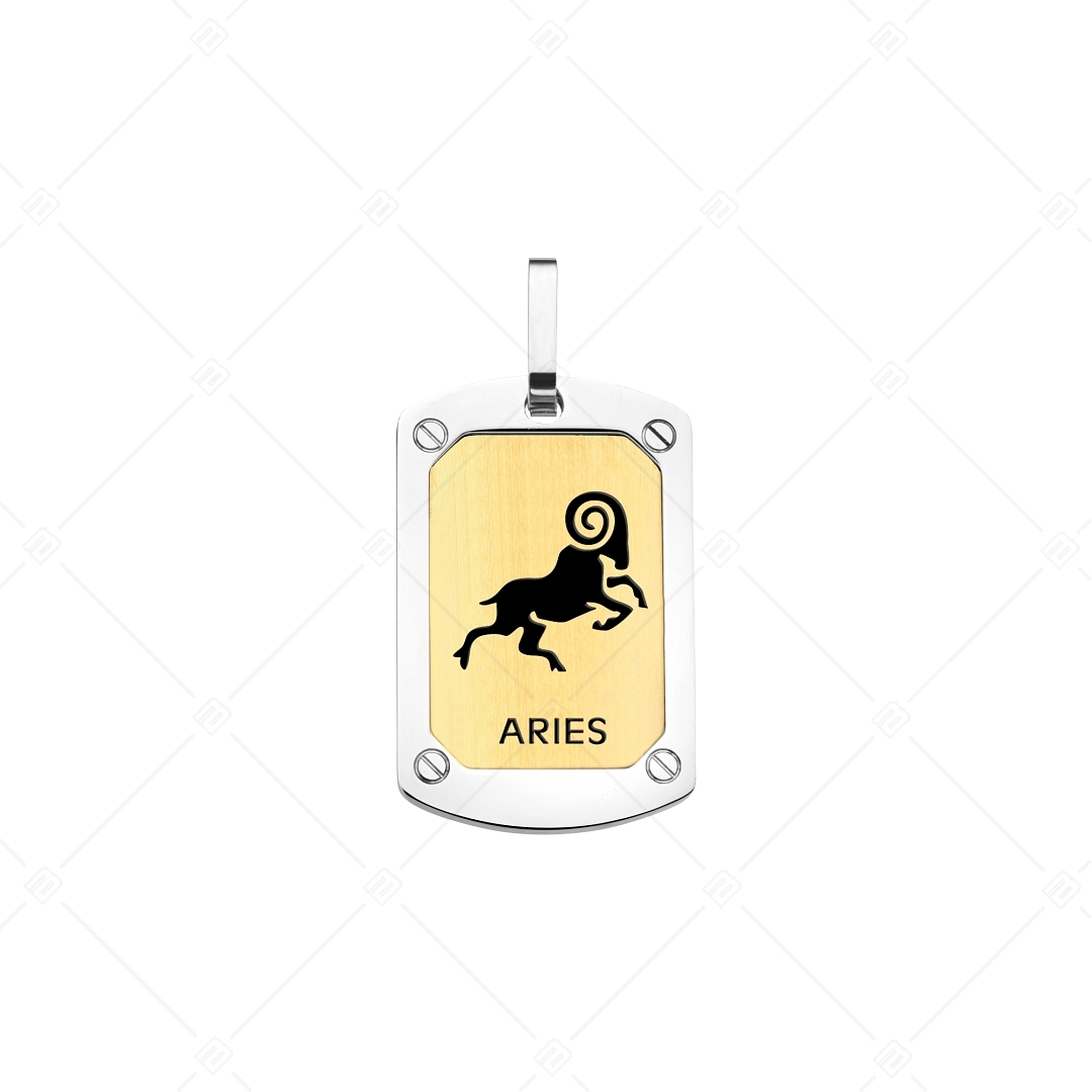 BALCANO - Aries / Horoscope pendant, 18K gold plated - Aries (242242BC88)